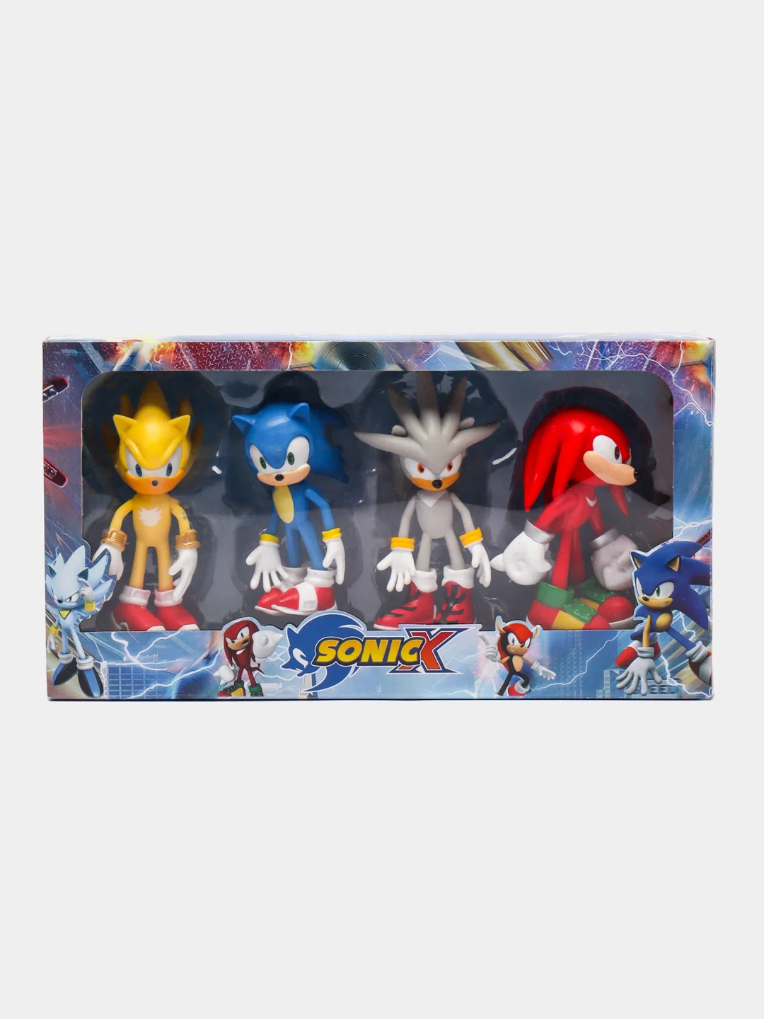 Серый игрушка фигурки Sonic, соник набор 3 в 1 и 5 в 1, 12 см