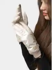 Белый перчатки женские сенсорные