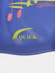 Синий шапочка для плавания Quick, для длинных волос