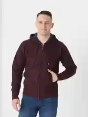 Бордовый свитер утеплённый, мужской