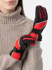 Красный горнолыжные перчатки, теплые зимние, болоньевые