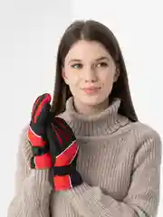 Красный горнолыжные перчатки, теплые зимние, болоньевые