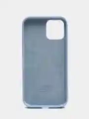 Светло-синий чехол Silicone Case для iPhone 12 / iPhone 12 Pro, закрытый низ