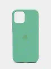 Салатовый чехол Silicone Case для iPhone 12 / iPhone 12 Pro, закрытый низ
