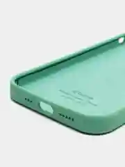 Салатовый чехол Silicone Case для iPhone 12 / iPhone 12 Pro, закрытый низ