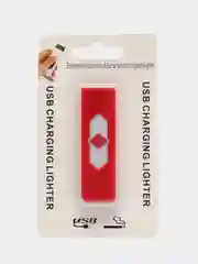 Красный зажигалка электронная, Многоразовая зажигалка USB, Электрозажигалка сенсорная