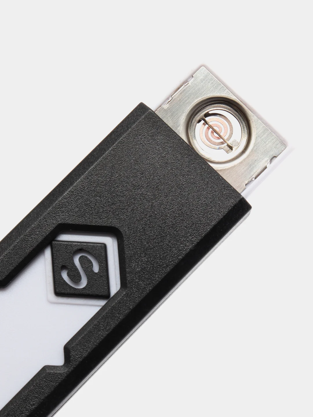 Черный зажигалка электронная, Многоразовая зажигалка USB, Электрозажигалка сенсорная