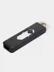 Черный зажигалка электронная, Многоразовая зажигалка USB, Электрозажигалка сенсорная