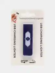 Синий зажигалка электронная, Многоразовая зажигалка USB, Электрозажигалка сенсорная