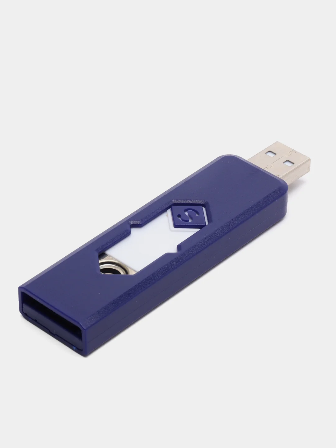 Синий зажигалка электронная, Многоразовая зажигалка USB, Электрозажигалка сенсорная