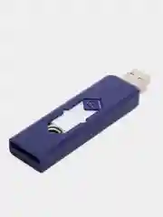 Синий зажигалка электронная, Многоразовая зажигалка USB, Электрозажигалка сенсорная