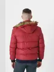 Багровый куртка мужская зимняя, тёплая