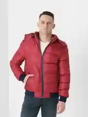 Багровый куртка мужская зимняя, тёплая