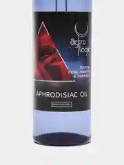 Масло-афродизиак Astrologic для эротического массажа, с пачули, розой, имбирем и лавандой