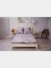 Серебряный комплект постельного белья Cotton Nights Sweet Dreams, хлопок
