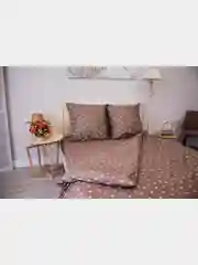 Бежевый меланж комплект постельного белья Cotton Nights Sweet Dreams, хлопок