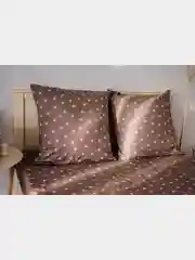 Бежевый меланж комплект постельного белья Cotton Nights Sweet Dreams, хлопок
