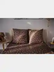 Бежевый меланж комплект постельного белья Cotton Nights Sweet Dreams, хлопок