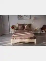 Бежевый меланж комплект постельного белья Cotton Nights Sweet Dreams, хлопок