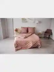 Светло-коричневый комплект постельного белья Cotton Nights Sweet Dreams, хлопок