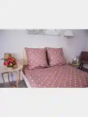 Светло-коричневый комплект постельного белья Cotton Nights Sweet Dreams, хлопок