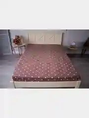 Светло-коричневый комплект постельного белья Cotton Nights Sweet Dreams, хлопок