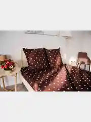 Шоколадный комплект постельного белья Cotton Nights Sweet Dreams, хлопок