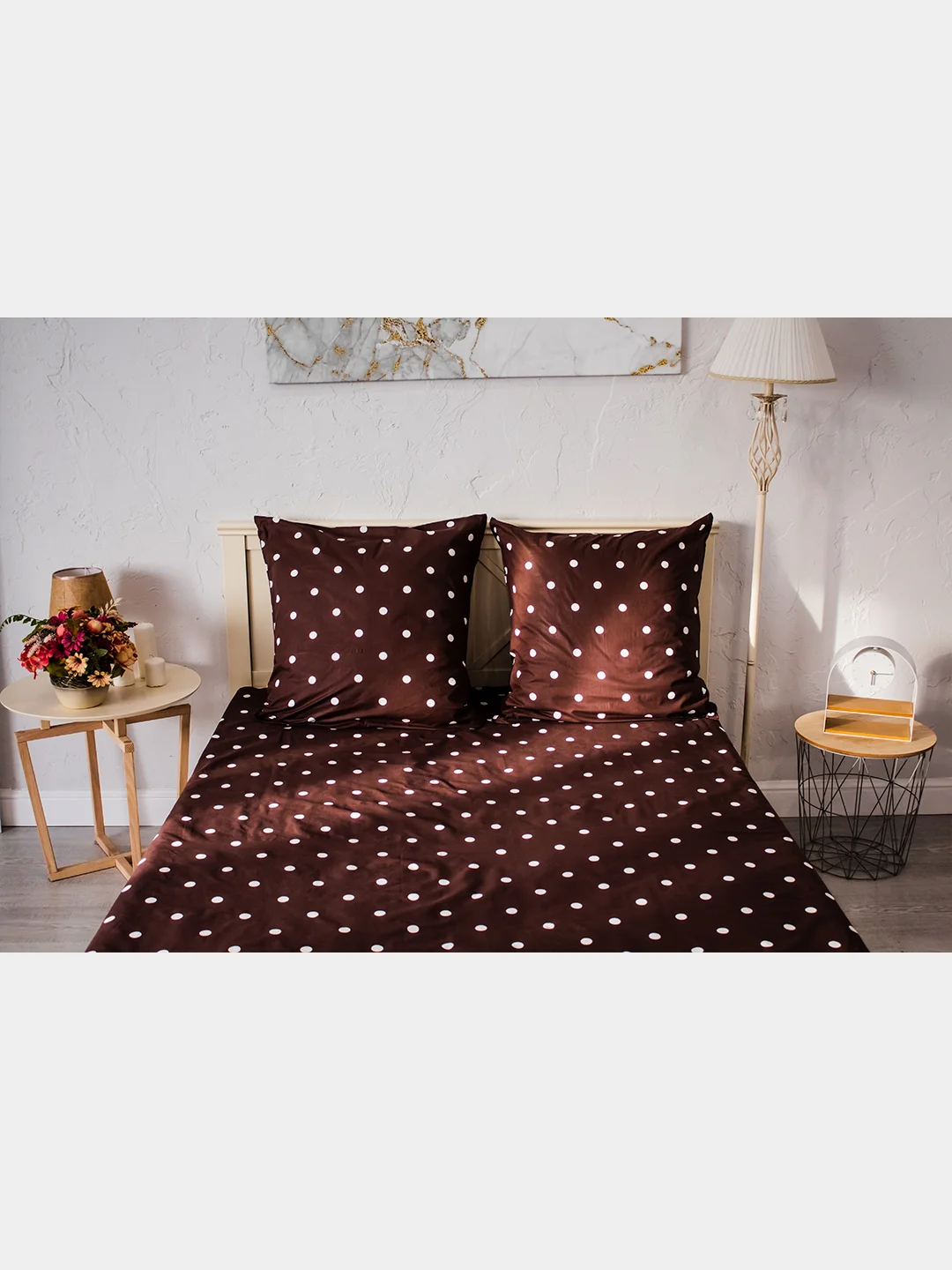 Шоколадный комплект постельного белья Cotton Nights Sweet Dreams, хлопок