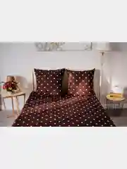 Шоколадный комплект постельного белья Cotton Nights Sweet Dreams, хлопок