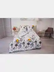 Белый комплект постельного белья Cotton Nights Sweet Dreams, хлопок