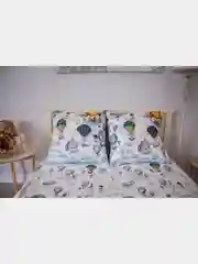 Белый комплект постельного белья Cotton Nights Sweet Dreams, хлопок