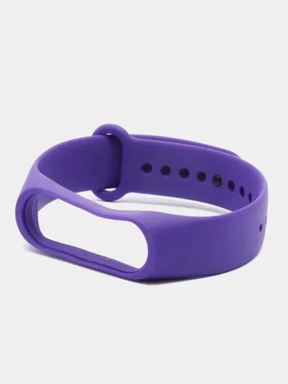 Белый силиконовый ремешок для фитнес-браслетов Xiaomi Mi Band 3/4
