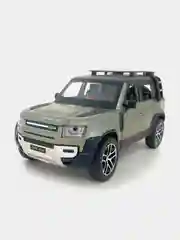 Машина большая свет звук металлическая Land Rover Defender, инерционная с озвучкой, 20 см