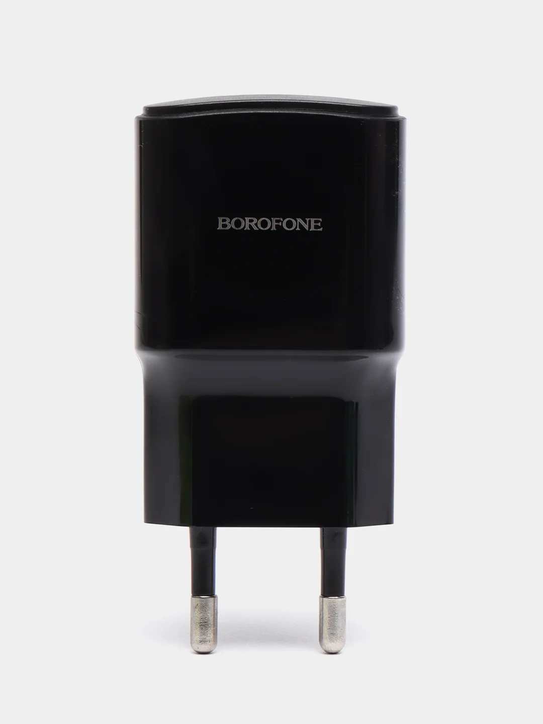 Черный блок питания для iPhone Borofone BA48A, 2.1 A+кабель Lighting