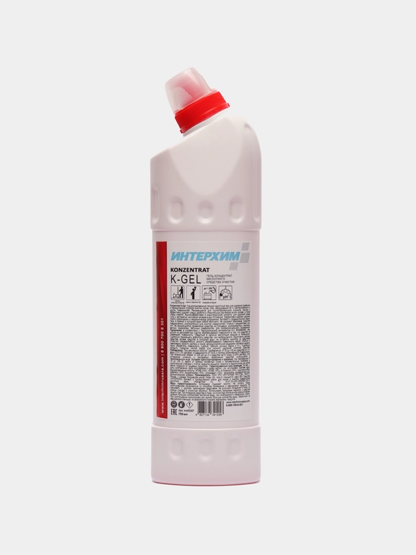Гель-концентрат K-Gel, кислотного средства очистки, 750 мл