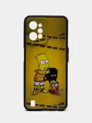 Желтый чехол с рисунком на Realme C31 (Реалми С31)