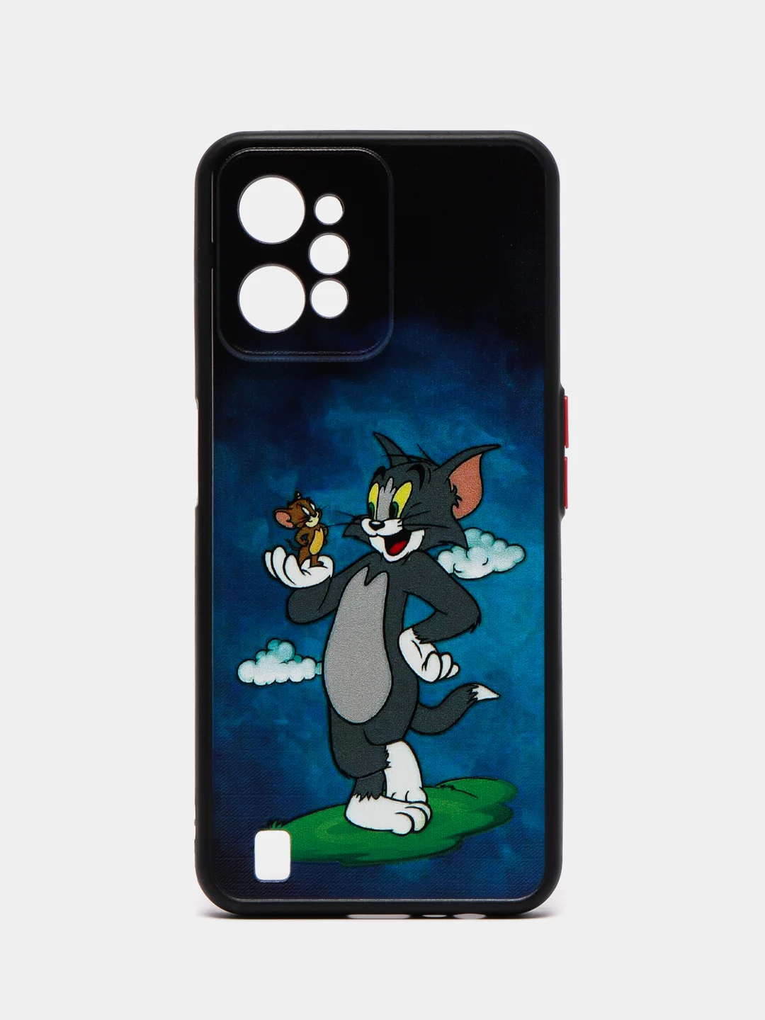 Синий чехол с рисунком на Realme C31 (Реалми С31)