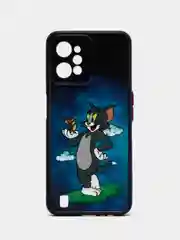 Синий чехол с рисунком на Realme C31 (Реалми С31)