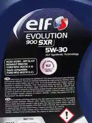 Моторное масло ELF EVOLUTION 900 SXR 5W-30 синтетическое, 1 л