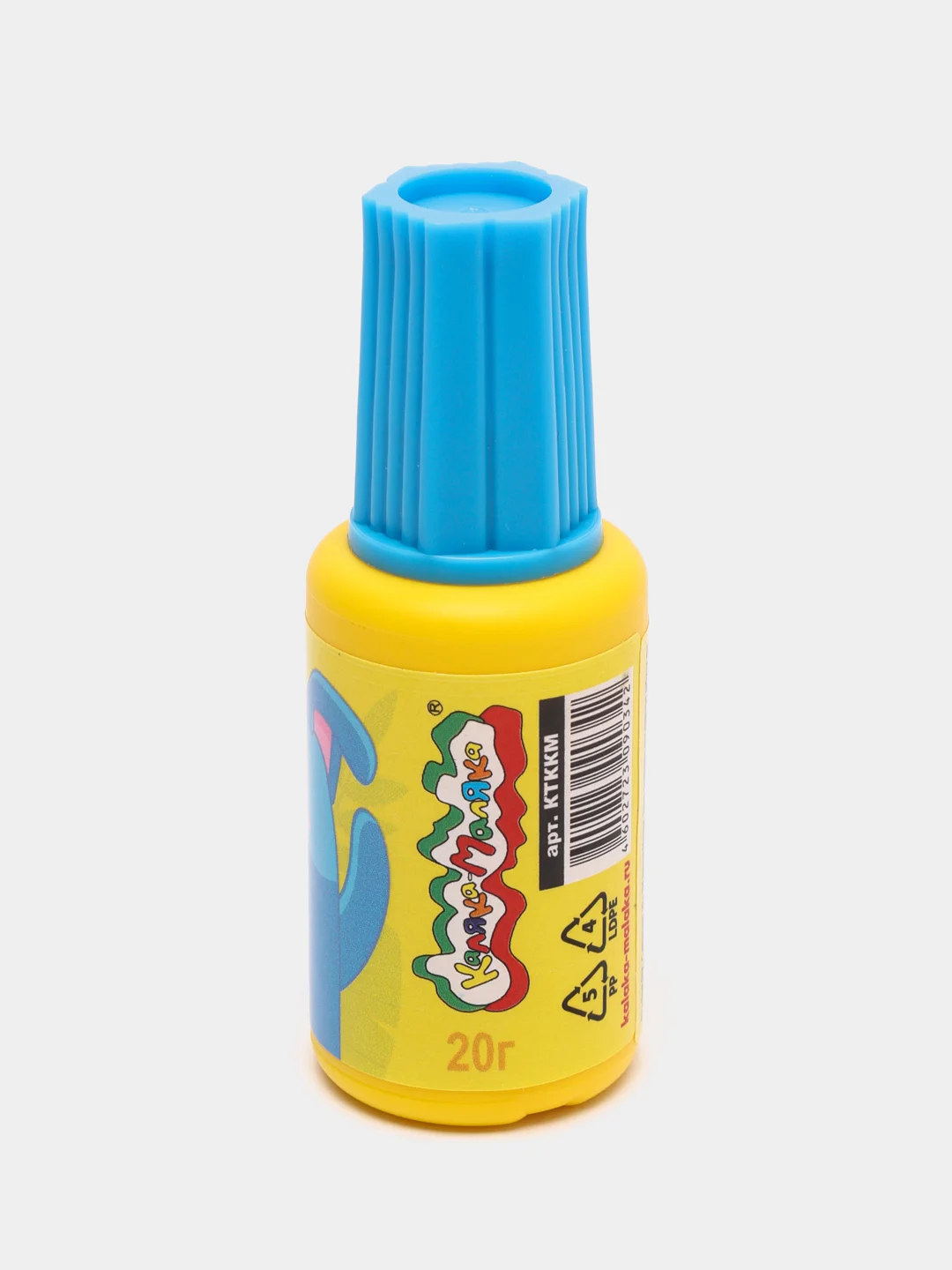 Голубой клей ПВА, с кисточкой, 20 г