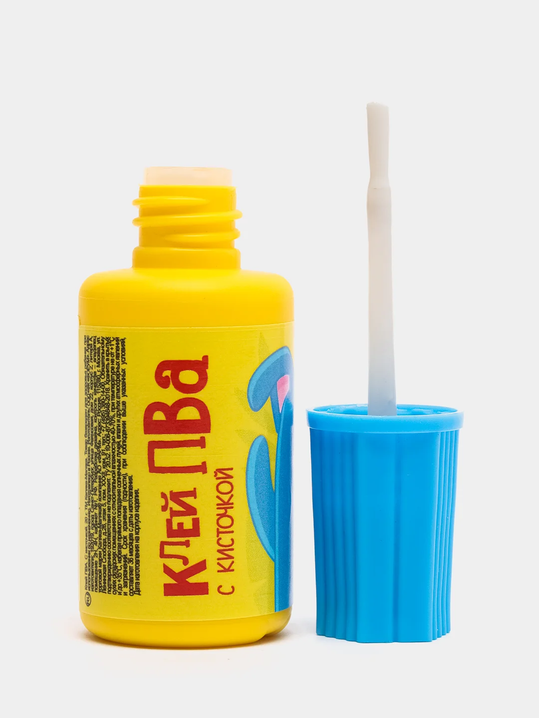 Голубой клей ПВА, с кисточкой, 20 г
