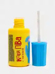 Голубой клей ПВА, с кисточкой, 20 г