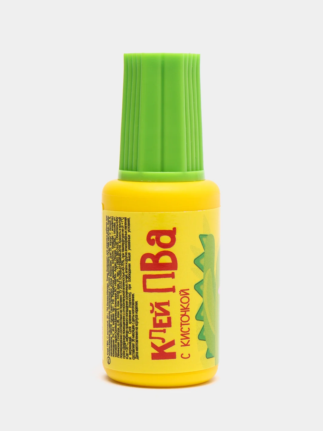 Зеленый клей ПВА, с кисточкой, 20 г