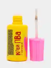 Розовый клей ПВА, с кисточкой, 20 г