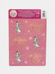 Розовый набор наклеек на бокалы, 6 штук