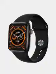 Черный умные смарт часы 8 серии Smart Watch DT NO1, 1.8 Max, 45 мм безрамочные
