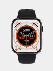 Черный умные смарт часы 8 серии Smart Watch DT NO1, 1.8 Max, 45 мм безрамочные