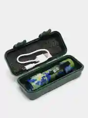 Индиго светодиодный ручной USB фонарик, аккумуляторный, с прищепкой и линзой