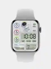 Серебряный умные смарт часы 8 серии Smart Watch DT NO1, 1.8 Max, 45 мм безрамочные