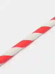 Красный трубочка для коктейля, новогодняя
